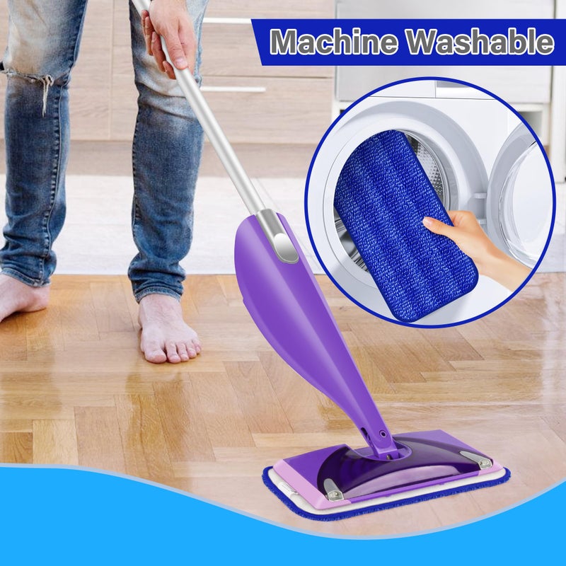 FORSPEEDER Reusable Mop Pads for Swiffer WetJet, Wet Pads Refills for 12'' Spray Mop, Microfiber Refill Machine Washable Up to 100+ Floor Cleaning for All Kinds of Floor Types, 7 Pack - Image 4